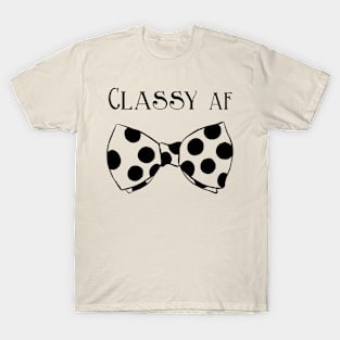 Classy AF Bow Tie T-Shirt